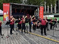 Sommerbiwak HDK 2016-07-23 17  "Sommerbiwak des HDK" im Rahmen des Füchse-Stadtfestes“ am Kuhtor : Musikcorps, Wanheim, Duisburg, Karneval, Helau, Event, Unterhaltungsmusik, Marschmusik, Party, Show